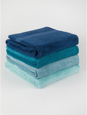 Sponge Solid Color Bath Towels