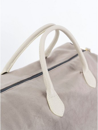 Velours Travel Bag With Shoulder Strap