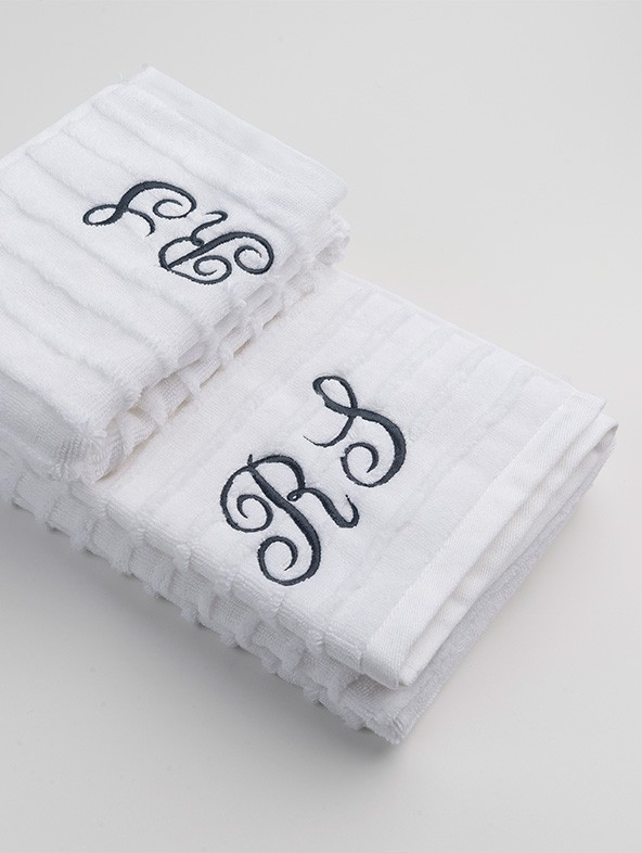 Customized "Rilievi" Sponge Set of Hand Towels