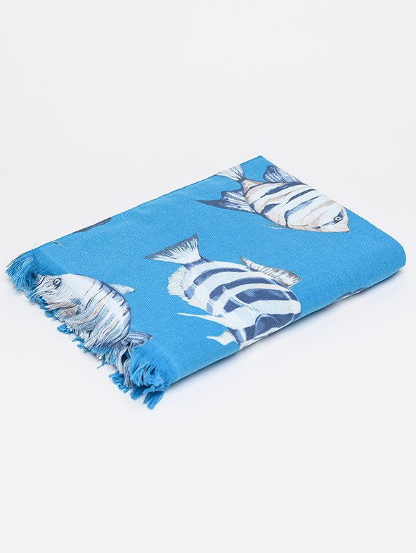 "Fish Fantasy" Beach Towel