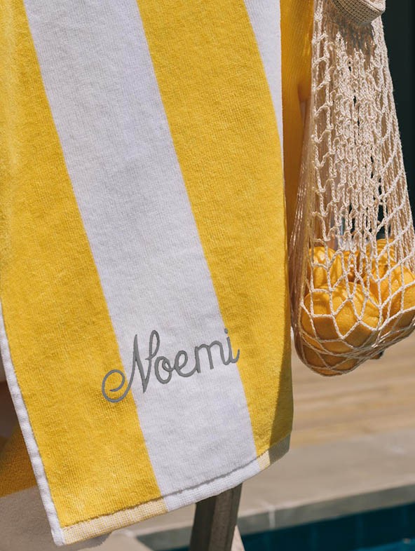 Customized "Cayman" Beach Towel